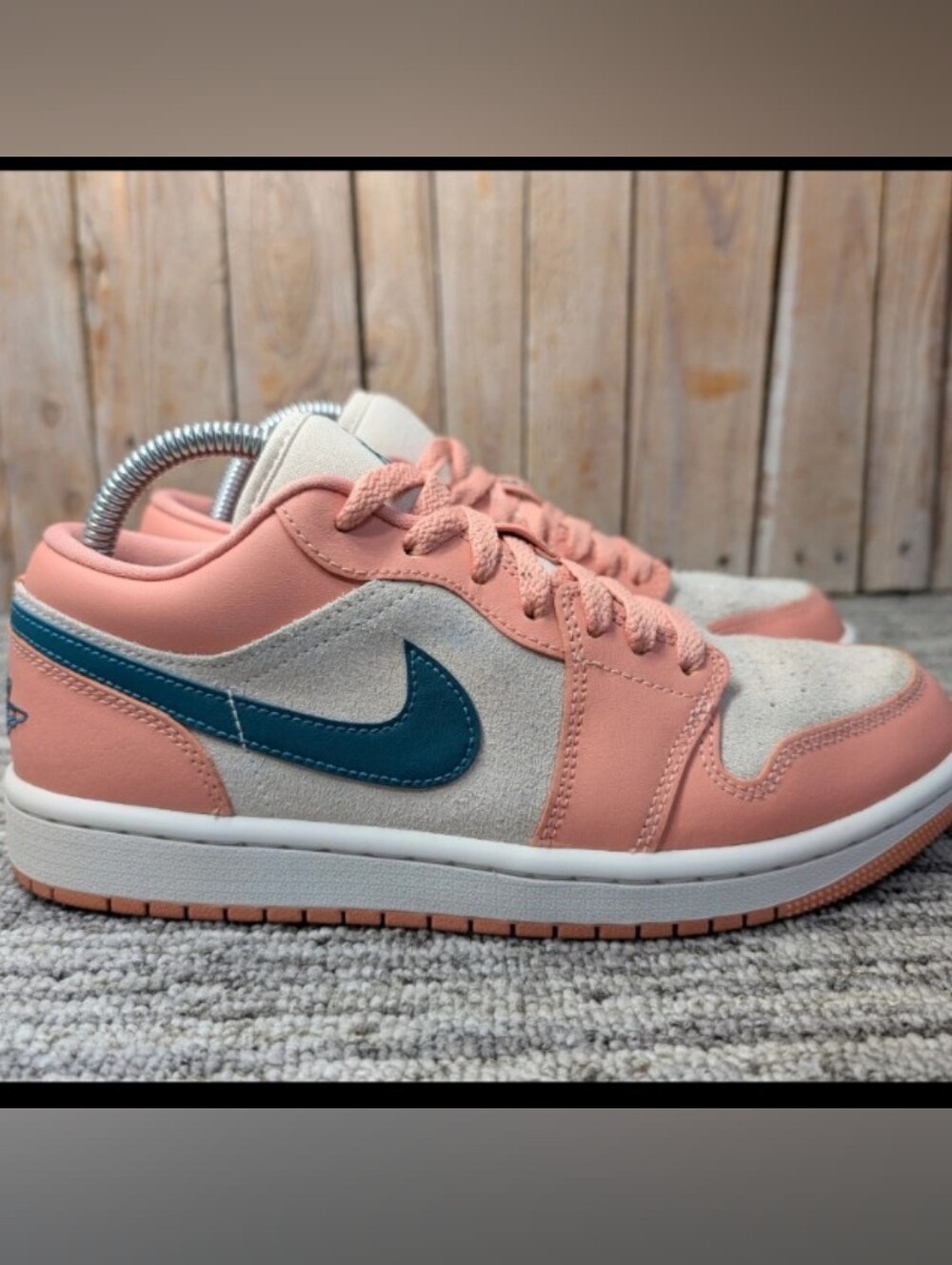 Nike Air Jordan 1 Low 'Light Madder Root' in Size 8.5 Women